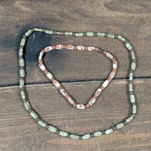 Beaded Necklace Bracelet Set Boho Chic Earth Tone Jewelry‎